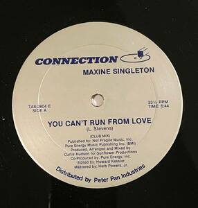 U.S.オリジナル盤☆'12　MAXINE SINGLETON　／YOU CAN'T RUN FROM LOVE