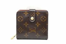 ★超美品★ ルイヴィトン Louis Vuitton モノグラム コンパクトジップ 財布 本物 美品 1円 M61667 定価約6万 24011701_画像3