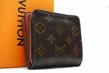 ★超美品★ ルイヴィトン Louis Vuitton モノグラム コンパクトジップ 財布 本物 美品 1円 M61667 定価約6万 24011701_画像2