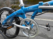 1円～【DAHON】※ UYBE 折り畳み自転車 SHIMANO 7速 20インチ ミニベロ 小径車 青色1039_画像8