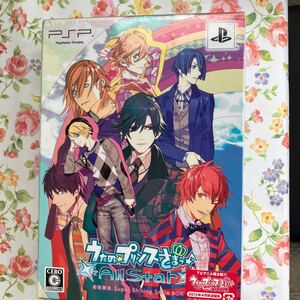 ☆PSP 《新品未開封 うたのプリンスさまオールスター初回限定版》背に焼け 特典CD冊子有 プレイステーションポータブルプレステアニメ勝