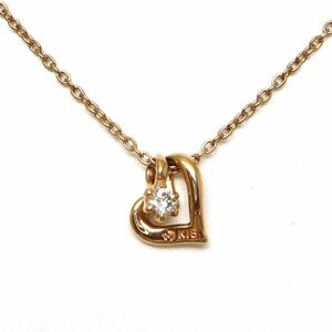 TASAKI(田崎真珠)◆K18 天然ダイヤモンド付きネックレス◆J 約2.0g 約42.5cm diamond necklace jewelry ジュエリー EA9/EA9