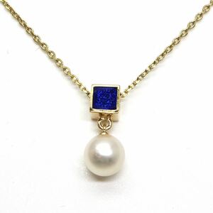 MIKIMOTO(ミキモト)◆K18 アコヤ本真珠ネックレス◆J 約3.5g 約36.0cm necklace jewelry ジュエリー パール pearl EB4/EB4