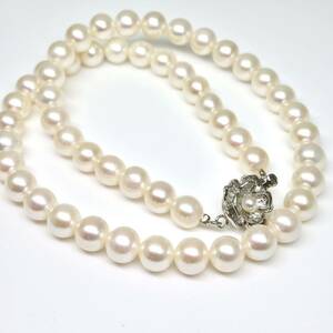 良質!!◆本真珠ネックレス◆J 約34.7g 約41.0cm 7.0-7.5mm珠 真珠 パール pearl ジュエリーjewelry necklace EA5/zz