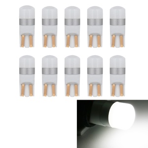 [10個セット] 純白 T10 LED バルブ 拡散レンズ 6000K 上品 白色 ホワイト ウェッジ球 【送料230円】