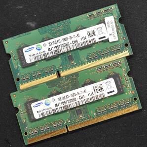 4GB (2GB 2枚組) PC3-10600S DDR3-1333 S.O.DIMM 204pin 1Rx8 ノートPC用メモリ 8chip Samsung 2G 4G (管:SA4263 x2sの画像1