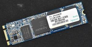 1円スタート Apacer AP240GSG80 240GB SATA M.2 2280 SSD (使用時間20H(使用時間短い) 書込総容量:850GB) MLC 東芝チップ搭載 (管:MF10