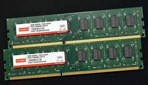 1円スタート (未使用品) 16GB (8GB 2枚) PC3L-12800 PC3L-12800U DDR3L-1600 240pin non-ECC UDIMM 1.35/1.5V innodisk SEC (SA5499-2(3E