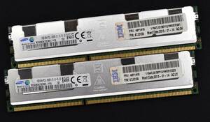 1円スタート 32GB (16GB 2枚組) PC3L-8500R DDR3L-1066 DDR3 REG 4Rx4 240pin ECC Registered Samsung サーバー MacPro向け (SA5372-6E