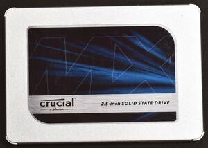 1円スタート crucial クルーシャル MX500 CT500MX500SSD1 500GB SATA SSD 7mm (使用時間 1H 書込総容量 14GB) 3D TLC NAND (管:MS16