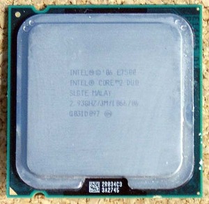 Intel Core 2 Duo E7500 2.93GHz SLGTE Socket 775 (LGA775) Wolfdale-3M FSB1066 (管:SP04