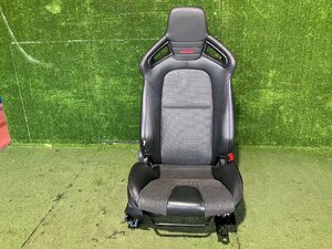 Y管理74656 H20 RX-8 タイプRS SE3P】★ハーフレザー マツダ純正 RECARO 運転席 セミバケット シート 右サポート部 若干 破れ有り ★