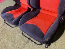 Y管理74654 H22 コペン L880K】訳あり品★ダイハツ純正 RECARO 運転席 助手席 シートヒーター付 ★トリム FQ21 ※助手席 ベルトフック 破損_画像2