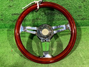 S control 74638 H10 Roadster NB8C]* after market wooden steering wheel 33cm Boss attaching *SRS canceller attached 