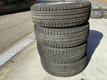 S管理74675 デリカD5 外し】★ユーロスピード 15インチ 215/70R16 スタッドレスタイヤ 2020年製 アルミ ホイール★6.5J ＋35 PCD114.3 5H_画像3