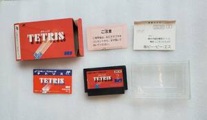 Retro　レトロゲーム　Nintendo　NINTENDO　ファミリーコンピューター　テトリス　TETRIS　箱、取説あり　中古品