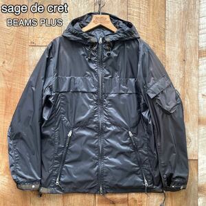 sage de cret×BEAMS PLUS GORE WIND STOPPER マウンテンパーカー XL サージュデクレ ビームスプラス ゴアウィンドストッパー ゴアテックス