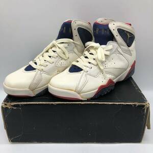 【24.5㎝】1992s Vintage NIKE AIR JORDAN 7 OLYMPIC 92年製 ヴィンテージ ナイキ エアジョーダン7 バルセロナオリンピック 0006