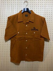 【S】TENDERLOIN BOWLING SHIRT テンダーロイン ボーリングシャツ ブラウン半袖 開襟 シャツ T32