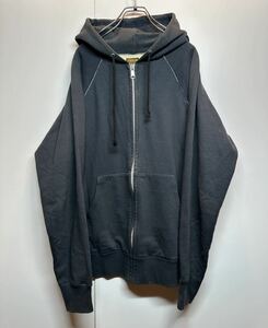 【S】TENDERLOIN ZIP PARKA NAVYテンダーロイン ジップパーカー 無地 裏地サーマル ラグラン ジップ スウェット パーカー ネイビー T9