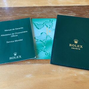 3613【希少必見】ロレックス カレンダー カードケース 冊子 3点セット Rolex
