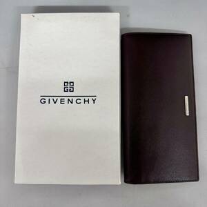【未使用品】GIVENCHY 長財布 ジバンシー 箱付き ブラウン 男性用 メンズ 1円スタート