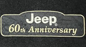  super-rare JEEP Cherokee 60th Anniversary dealer original floor mat 5 point set beautiful goods Jeep 