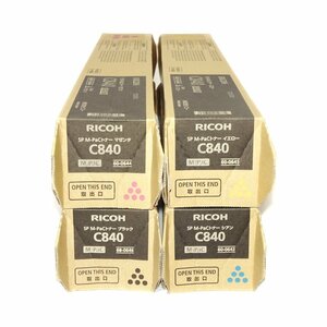 4色セット 純正 RICOH リコー SP M-Pacトナー Ｃ840 ブラック シアン マゼンタ イエロー 【送料無料】 No.4559