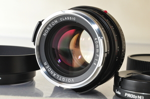 ★★極上品 Voigtlander NOKTON Classic 40mm F1.4 VM Lens♪♪#1892EX