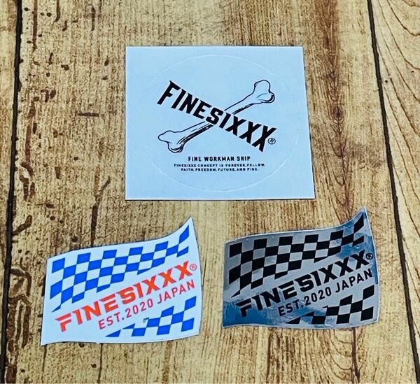 FINESIXXX ファインシックス STICKER ステッカー　3枚セット　非売品