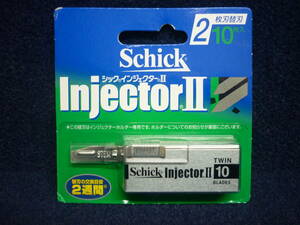 新品　送料無料　シック　インジェクターⅡ　2枚刃替刃　10枚入　　品番 STI-10 BL　Schick　InjectorⅡ 