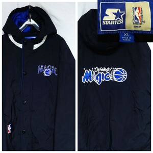 STARTER Orlando MAGIC ＸＬ 90s 中綿ジャケット ダウンジャケット アクティブパーカー ナイロンジャケット