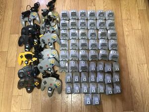 N64 ニンテンドー64 GBパック 振動パック コントローラー まとめ 動作未確認の為ジャンク 部品取りや修理前提で【管理 17173】【ジャンク】