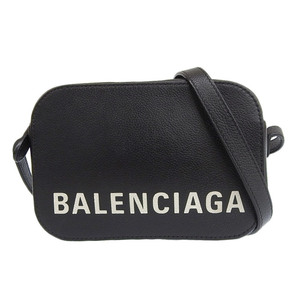 バレンシアガ BALENCIAGA ヴィル カメラバッグXS ショルダーバッグ レザー ブラック 558171 中古 新入荷 OB1688