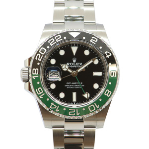 【天白】ロレックス GMTマスター2 126720VTNR グリーン ブラック 緑 黒 オイスター SS 2022年 自動巻 メンズ 腕時計 箱 保証書 仕上げ済み