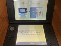 任天堂 3DSLL Nintendo ブラック　本体　とびだせどうぶつの森ソフト　タッチペン有り　箱有り　充電器無し_画像3
