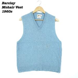 Barclay Mohair V-Neck Vest 1960s L SWT2412 Vintage バークレイ モヘア モヘアセーター Vネック ベスト 1960年代 ヴィンテージ