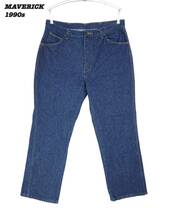 MAVERICK A0001NP INDIGO DENIM PANTS USA 1990s WR24001 マーベリック インディゴデニム ジーンズ アメリカ製 1990年代_画像1