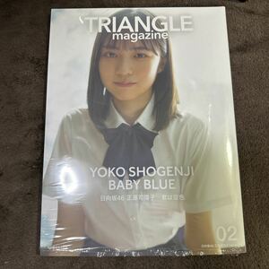 TRIANGLE MAGAZINE 正源司陽子　特典なし　シュリンク付　3