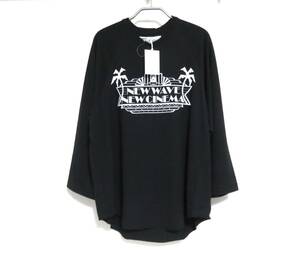 送料無料 新品 DAIRIKU New Raglan Tee L ブラック ダメージ加工 日本製 ダイリク ラグラン 長袖 Tシャツ カットソー