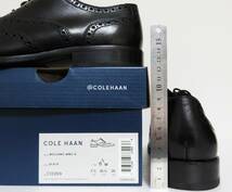 送料無料 新品 COLE HAAN ウイングチップ シューズ 8.5 W ブラック メンズ コールハーン ビジネス 26_画像8