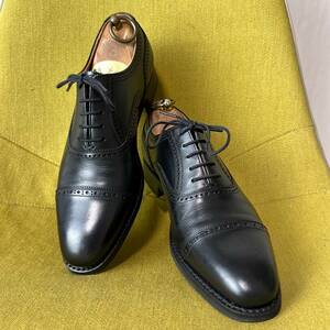 SCOTCH GRAIN Scotch gray nNL-4110 strut chip leather shoes 23.5 made in Japan business Goodyear welt made law 