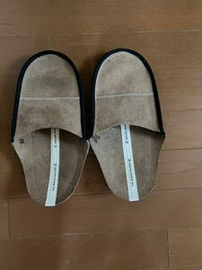 ローリングダブトリオ　スリッパ　ROLLING DUB TRIO　LEATHER ROOM SLIPPER　26センチ　M 未使用