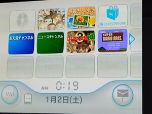 Wii本体のみ 内蔵ソフト2本入　ぷよぷよ通　スーパーマリオブラザーズ　メガドライブ　ファミコン