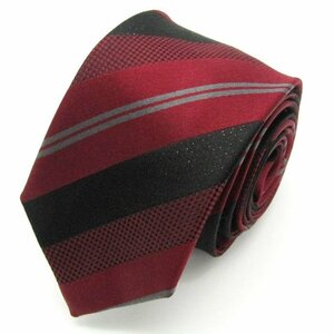 [ superior article ] Comme Ca Ism COMME CA ISM stripe pattern sill Klein pattern fine pattern pattern men's necktie red 