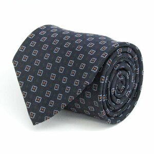  Renoma бренд галстук цветочный принт точка мелкий рисунок рисунок шелк сделано в Японии мужской темно-синий renoma