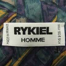 リキエル オム ブランド ネクタイ シルク メンズ ネイビー RYKIEL HOMME_画像4