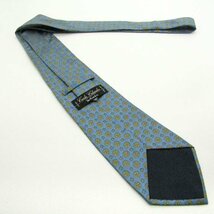 タイラック ブランド ネクタイ 花柄 ドット 幾何学模様 シルク イタリア製 メンズ ブルー Tie Rack_画像3