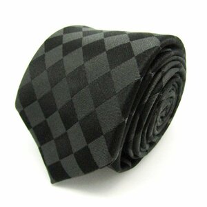  Person's бренд галстук шелк в клетку мужской черный PERSONS