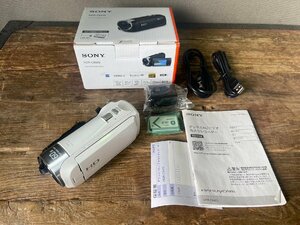 ソニー SONY HDR-CX470 ホワイト デジタルビデオカメラ ジャンク品